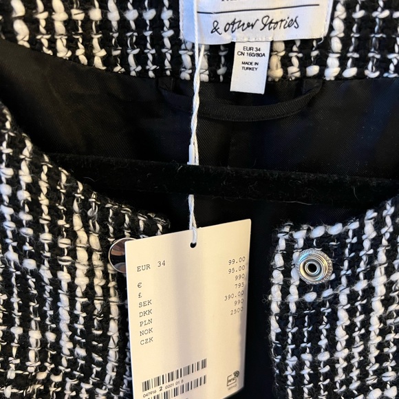 & Other Stories Tweed Jacket (New with Tag) - Picture 2 of 3